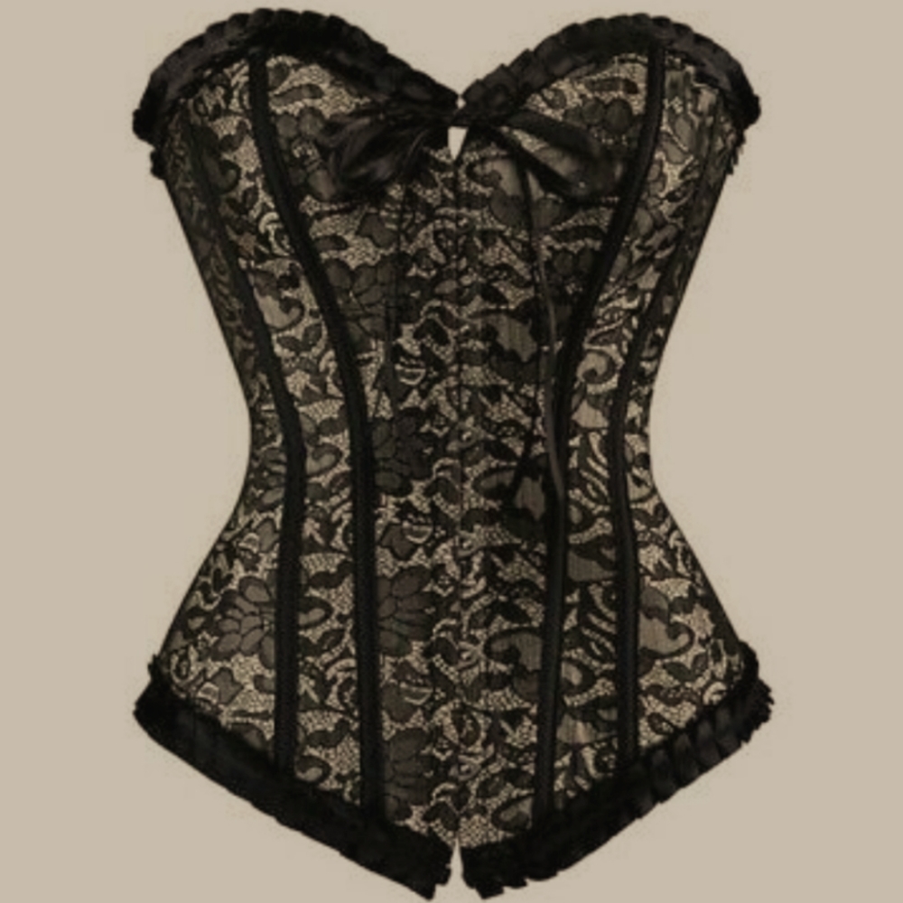 New Nude Corset With Thong